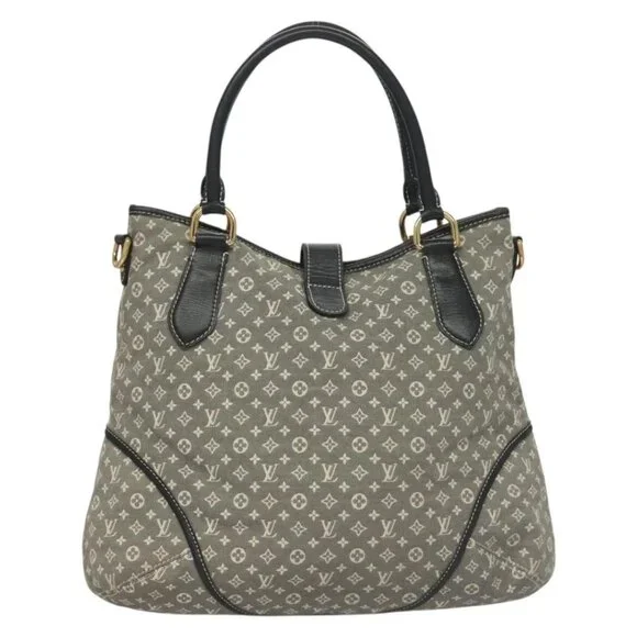 LOUIS VUITTON Monogram Idylle Elegy 2way Shoulder Bag Navy M56697 LV Auth 134785